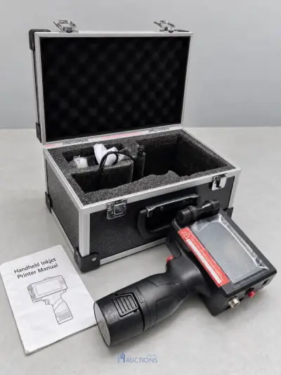 Handheld inkjetprinter met transportkoffer – kavel bij VH Auctions