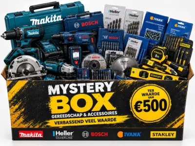 Mysterybox Gereedschap ± 500 – kavel bij XL Auctions