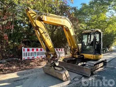 Hydraulik-Bagger Komatsu PC80MR-3 – kavel bij Blinto, Hattersheim