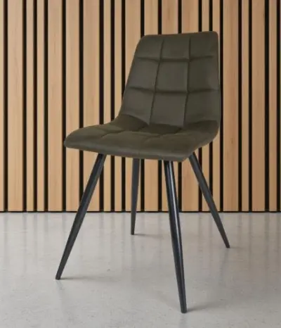 4x Stoel Armygreen Microfiber (nieuw in 1 doos) – kavel bij Openbare Verkopen, Ingelmunster