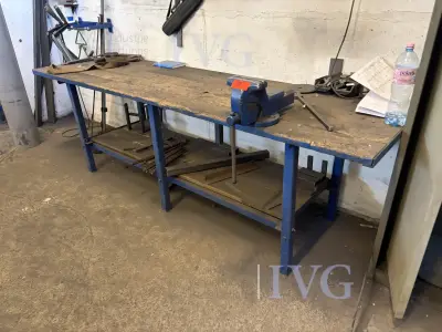 Werkbank (blauw) – kavel bij IVG, Bautzen