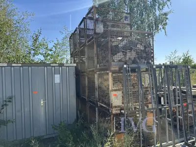 Stahl-Gitterboxen – kavel bij IVG, Bautzen