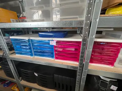 LOT B128 - Lot de 4 modules de classement à tiroirs pour documents A4 – kavel bij Auctionline, Leglise