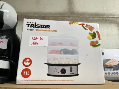LOT B134 - Cuiseur vapeur électrique TRISTAR VS-3914 – 11 L – kavel bij Auctionline, Leglise