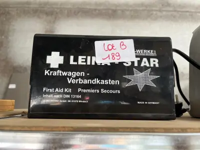 LOT B189 – Trousse de premiers secours LEINA-WERKE – kavel bij Auctionline, Leglise