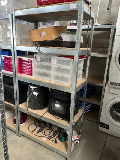 LOT B229 - Étagère de rangement métallique – 5 niveaux – kavel bij Auctionline, Leglise