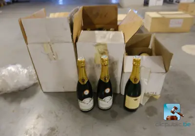 Set mousserende wijnflessen – kavel bij Clicpublic