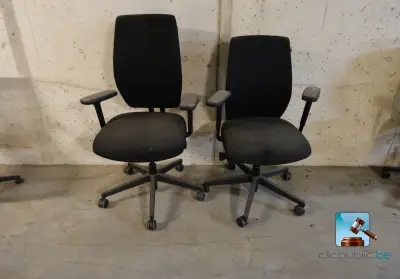 Veel bureaustoelen – kavel bij Clicpublic