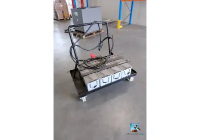 Accuset op trolley – kavel bij Clicpublic