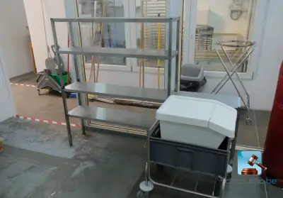 Set roestvrijstalen planken – kavel bij Clicpublic