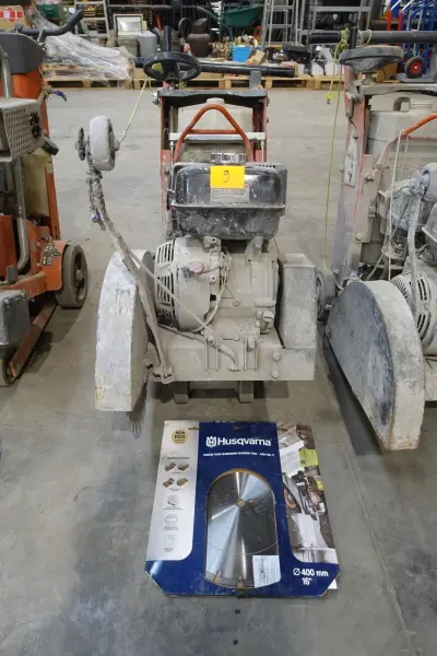 Vloerzaag Husqvarna – kavel bij Openbare Verkopen, Wielsbeke