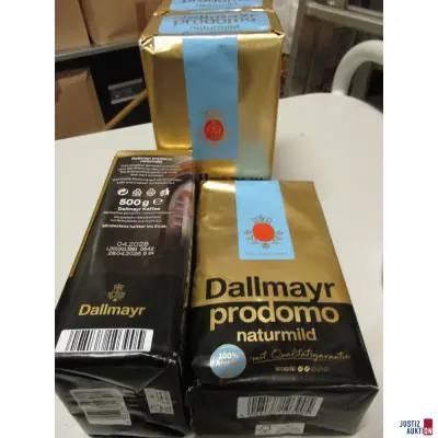 Filterkaffee Dallmayr Prodomo 4 Pakete – kavel bij Justiz-Auktion, Mönchengladbach