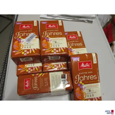 Filterkaffee Melitta 7 Pakete – kavel bij Justiz-Auktion, Mönchengladbach