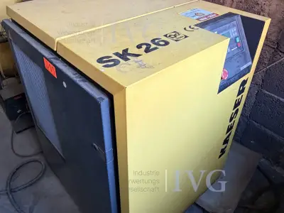 Schraubenkompressor KAESER SK26 – kavel bij IVG, Stolberg