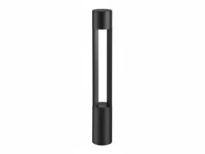 [01082] Garden Bollard Light 60cm Gu10 Socket Black Waterproof – kavel bij Hammertime, Puurs