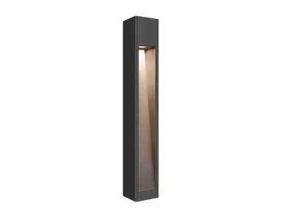 [01080] Garden Bollard Light 68cm Gu10 Socket Black Waterproof – kavel bij Hammertime, Puurs