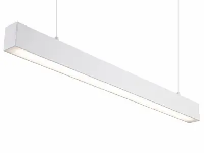 [hrz201] 40w Led 120cm Linear Design Pendant Lamp With 3 Colour Light Switch White – kavel bij Hammertime, Puurs