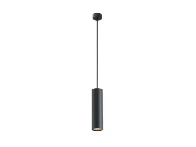 [00894] Gu10 Decorative Pendant Lamp Cylinder 24cm Sand Black – kavel bij Hammertime, Puurs