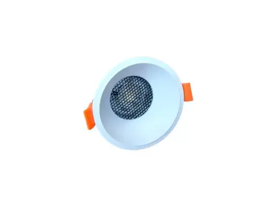 [01163] Gu10 Recessed Fixture White With Lamp Holder – kavel bij Hammertime, Puurs