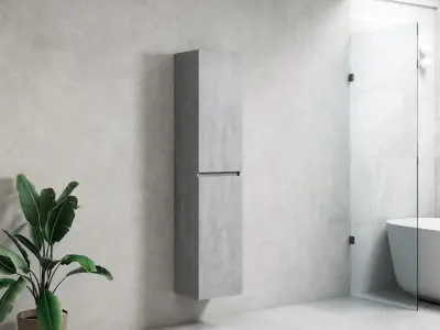 1 X 160cm Design Kolomkast Beton Grijs – kavel bij Hammertime, Bornem