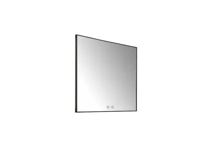 1 X 80cm Led Spiegel Met Zwart Frame – kavel bij Hammertime, Bornem