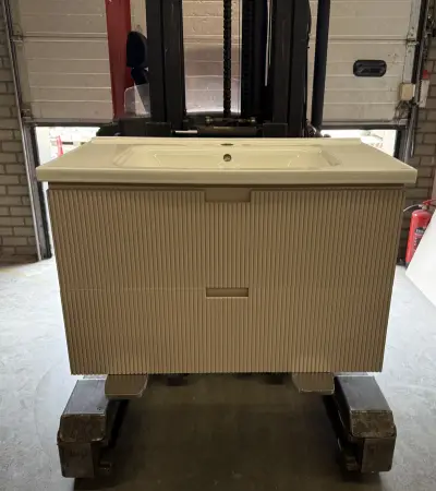 Badkamermeubel 80 cm poederroze – kavel bij Onlineveilingmeester, Zutphen