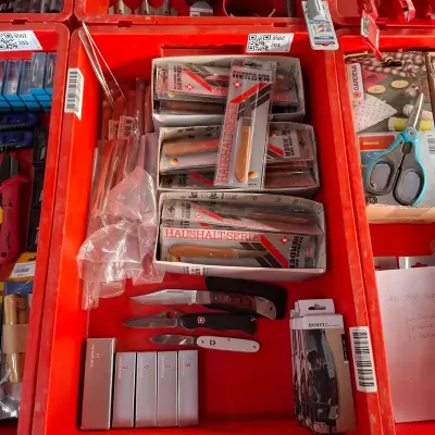 Assortiment messen – kavel bij Onlineveilingmeester, Winsum