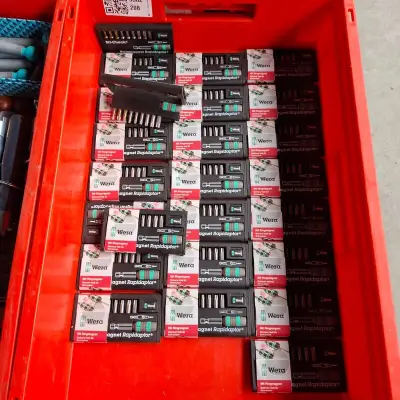 24x Bithouder met 9x bit Wera, Rapidaptor – kavel bij Onlineveilingmeester, Winsum