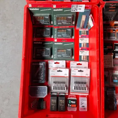 Partij diverse bitsets o.a. Metabo, Bosch – kavel bij Onlineveilingmeester, Winsum