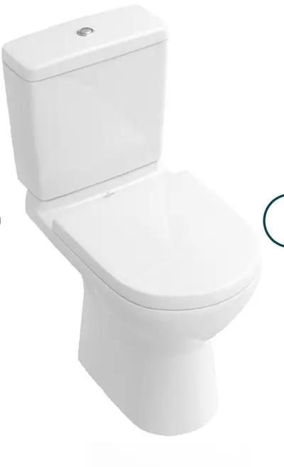 Duoblok comb. Met Qr + sc zitting wit Villeroy & Boch, O.novo, wit – kavel bij Onlineveilingmeester, Zutphen