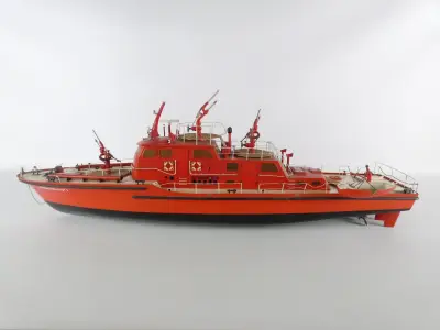 Model brandweerboot Düsseldorf Feuerlöschboot 2 – kavel bij De Kringwinkel, Heverlee