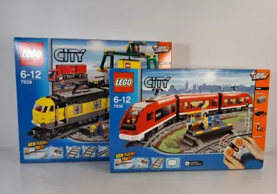 LEGO City Treinsets met rails en accessoires – kavel bij De Kringwinkel, Turnhout