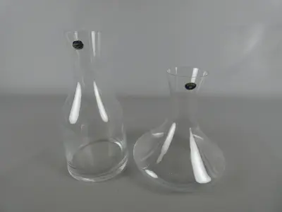2 Bohemia crystal vazen – kavel bij De Kringwinkel, Diest