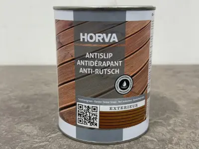 4x Horva antislip tuinhoutbeits tuinhoutgroen 1L – kavel bij XL Auctions