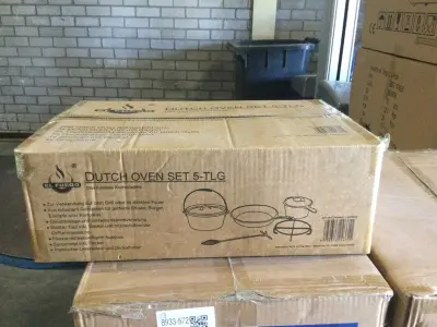 5- Delige ovenset El Fuego, AY04661, zwart – kavel bij Onlineveilingmeester, Zutphen