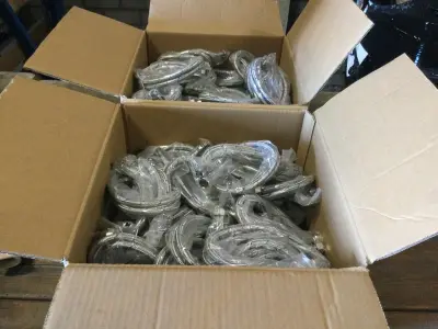 2x Dozen kraanslangen, chroom – kavel bij Onlineveilingmeester, Zutphen