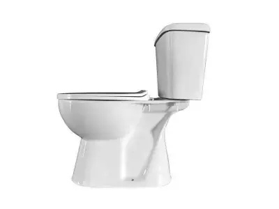 Staand WC Wit toilet 4-in-1 set incl. S-trap, wit – kavel bij Onlineveilingmeester, Zutphen