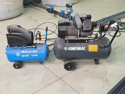 (2x) Diverse mobiele compressor Contimac, Welco – kavel bij Auctim, Kontich