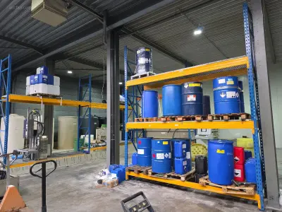 (18x) Lopende meter palletstelling NN – kavel bij Auctim, Kontich