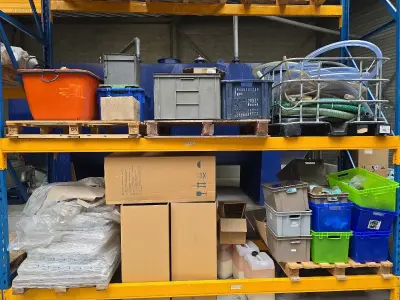 Resterende inhoud productieruimte NN – kavel bij Auctim, Kontich