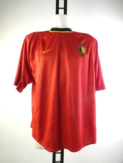 België, thuisshirt, voetbalshirt uit 2000 - Maat: L – kavel bij De Kringwinkel, Heverlee