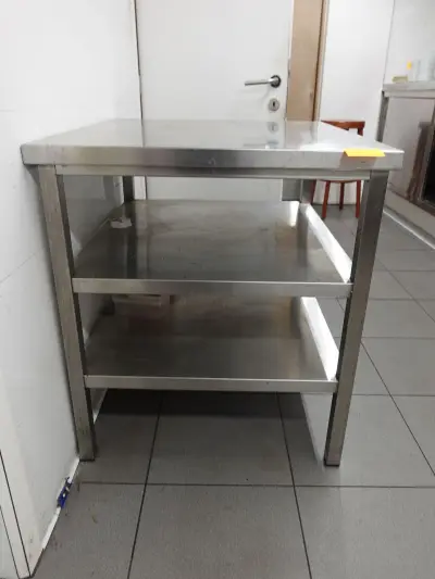 Rvs werktafel – kavel bij Openbare Verkopen, Kortrijk