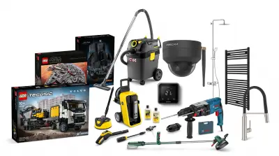 Set van 67 artikelen - Gereedschap, Speelgoed, Huis & Tuin - Grohe, Karcher, Lego – kavel bij Stocklear