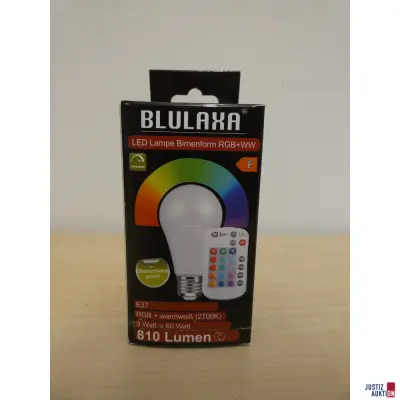 eine LED-Lampe Blulaxa – kavel bij Justiz-Auktion, Chemnitz
