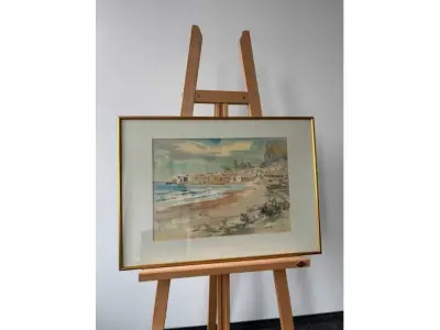 1 Bild Künstler W. Bertram - Cefalia - Aquarell – kavel bij Zoll-Auktion, München