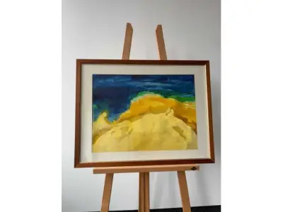 1 Bild Künstler Thieg-Karkosch - Am Strand - Aquarell – kavel bij Zoll-Auktion, München