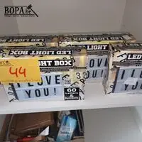 Led light box. 4 stuks – kavel bij BOPA Auctions, Wervik