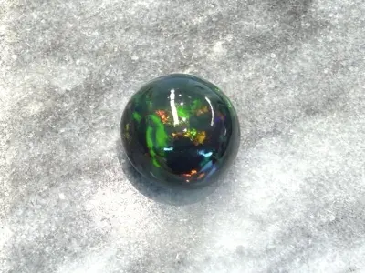 Black opal - 17.49 carat natuurlijke Black opal – kavel bij Onlineveilingmeester