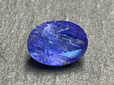 Edelsteen - 18.04 carat natuurlijke Tanzaniet – kavel bij Onlineveilingmeester