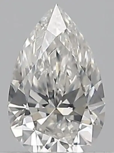 Diamant - 0.31 carat peer geslepen diamant (gecertificeerd) – kavel bij Onlineveilingmeester